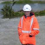 Kristen MacAskill at work in Christchurch, New Zealand