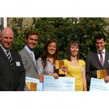 Left to right, Julian Beresford-Pierse, Dow Chemical Company, Robert Pott, Alison Banwell, Alexandra Pearson, and Marcos Pelenur