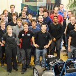 Industrial sponsors and students meet at the recent forum