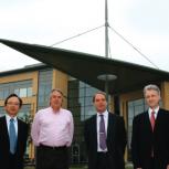 From left to right: Bill Crossland, Shinichi Sasagawa, Bill Milne, Peter Woodland, Ian White and Terry Clapp