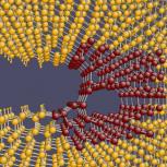 Special configuration of the tip of a crack in silicon