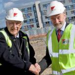 Professor Mike Gregory and Sir Alan Reece