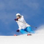 A skiier