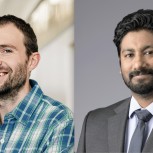 Ben Lindley (left) and Syed Bahauddin Alam