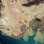 Flooding in southern Iran Modified Copernicus Sentinel data (2020), processed by ESA