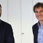 Co-founders Dr Andrea De Luca, CEO (on the left) and Professor Florin Udrea, CTO. 
