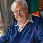 John Ffowcs-Williams portrait by Louise Riley-Smith