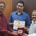 Srikanth Madabhushi (middle) and Gopal Madabhushi (left)