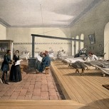 One of the wards in the hospital at Scutari (Turkey) (Crimean War 1856)