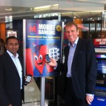 Phil Sorrell (right) with Fintech-labs colleague Parinda Kularatne (left)
