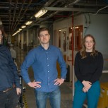 L-R Peter J. Christopher, Tom Albrow-Owen, Gwen Wyatt-Moon, Oliver Burton