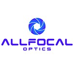 AllFocal Optics logo next to head and shoulders group shot of Dr Pawan Shrestha, Professor Daping Chu, and Dr Xin Chang.