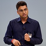 A group shot taken at the ceremony of the finalists (including Shagun) alongside jury members
