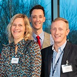 Seen with their University award certificate are six members of the School of Technology Worktribe Readiness Group