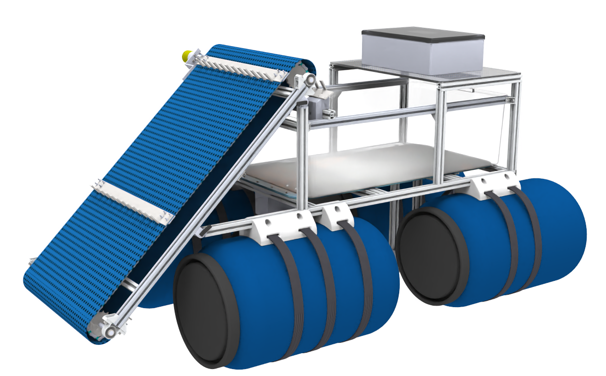 HydroHelper offers a solution for removing weeds from water surfaces