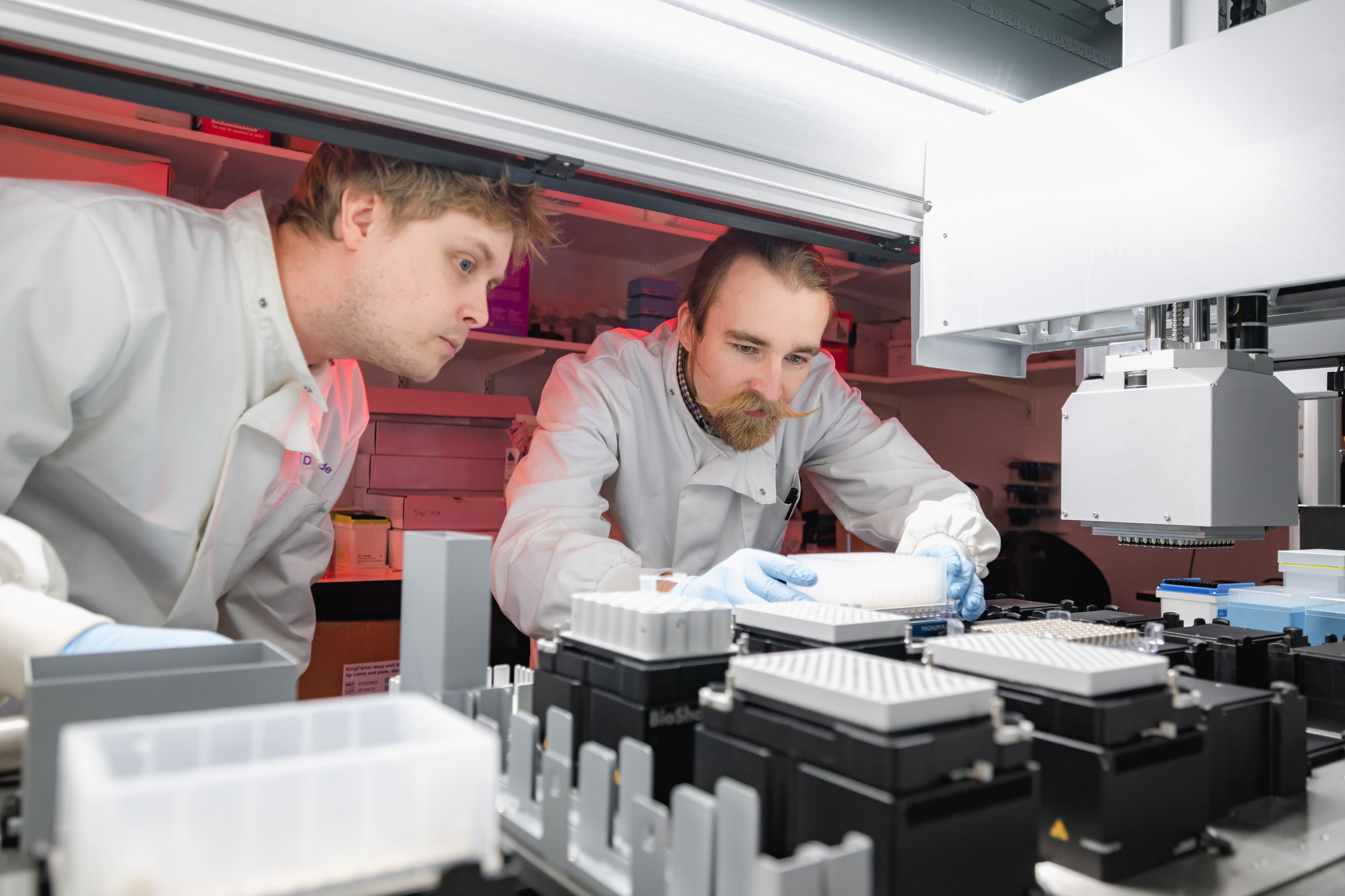 Dropcode team in lab