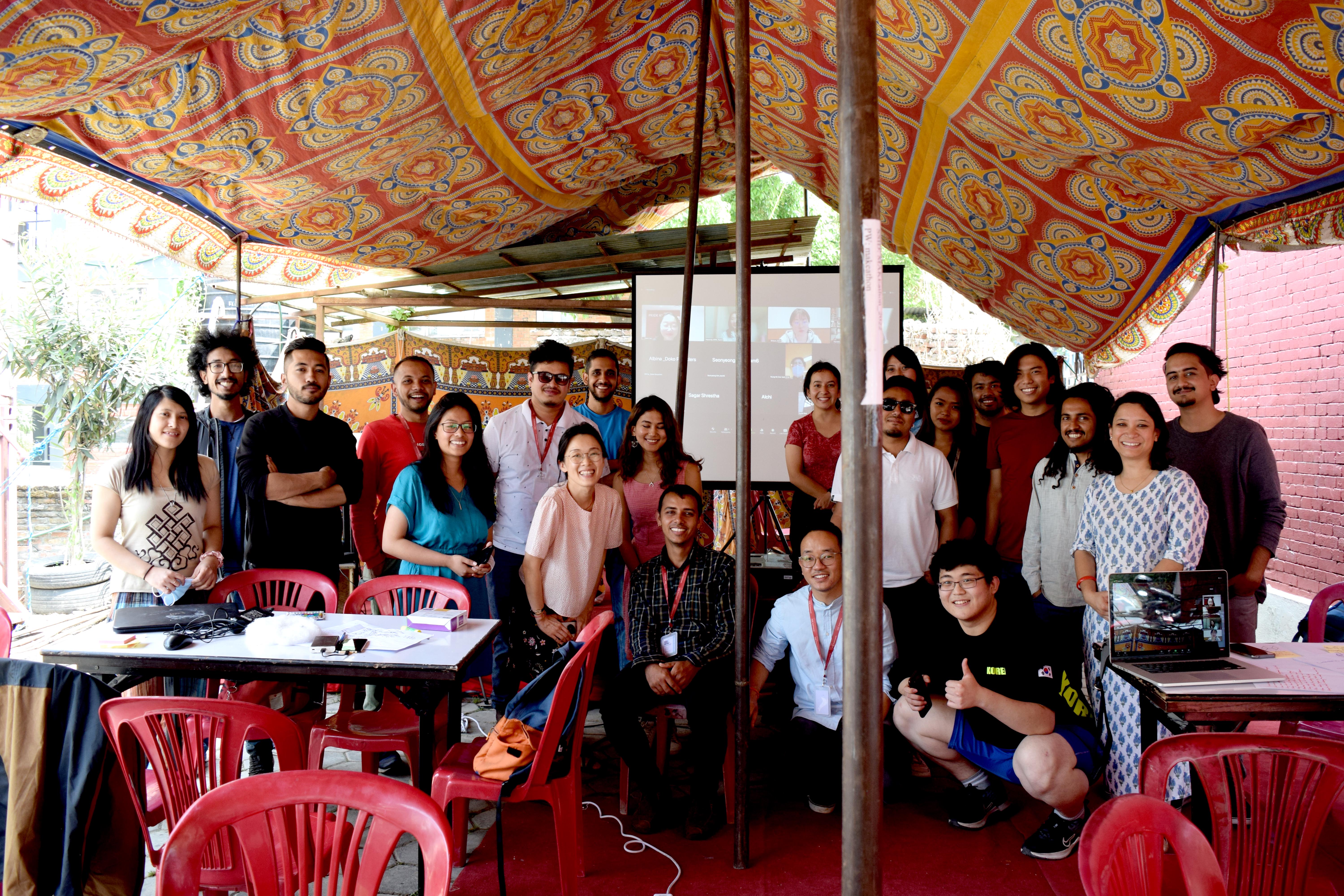 Participants at a MAKEathon