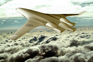 Revolutionary concept for a silent aircraft